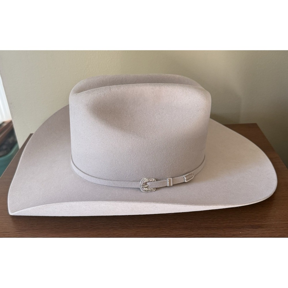 Stetson® 6X Open Road 1865 Silver Belly Fur-Felt Hat NOS sz 7